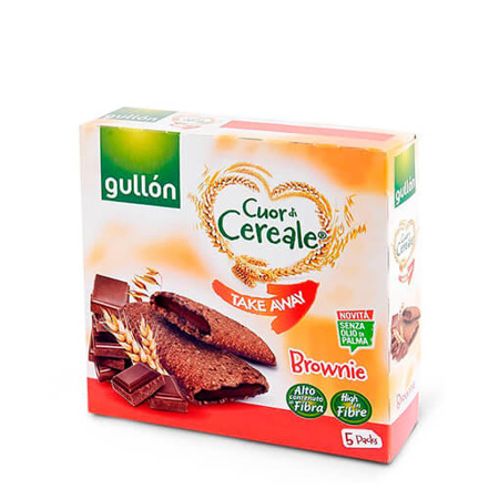 Imagen de Galleta De Cereal Rellena Con Brownie Gullón 202,5 Gr.