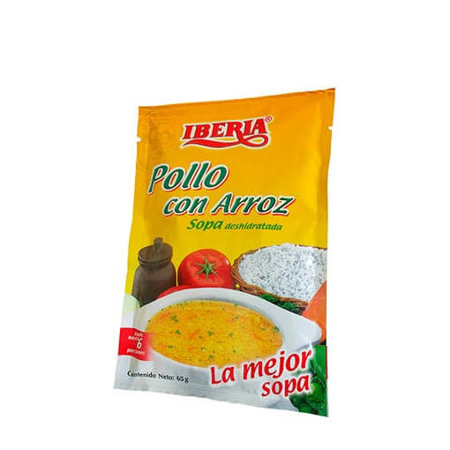 Imagen de Sopa De Pollo Con Arroz Iberia 65 Gr.