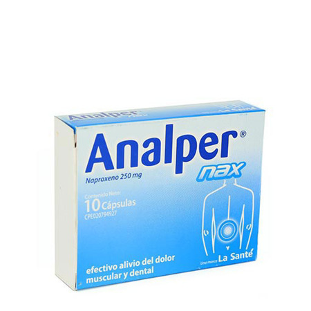 Imagen de Naproxeno Analper Nax Tab. 250Mg X10