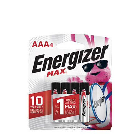 Imagen de Pilas AAA Energizer Max (4 Unidades).