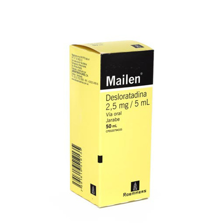 Imagen de Desloratadina Mailen Jbe. 50Ml 2,5Mg/5Ml