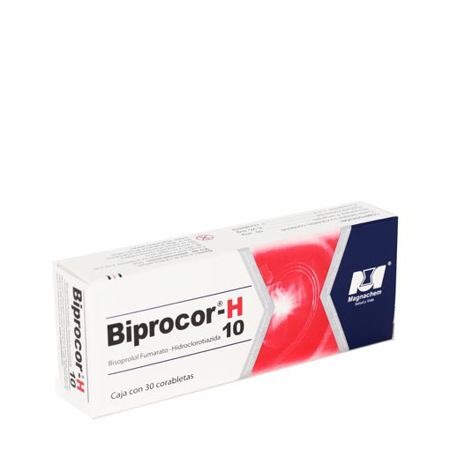 Imagen de Bisoprolol+Hct Biprocor H Tab. 10Mg-6,25Mg X30