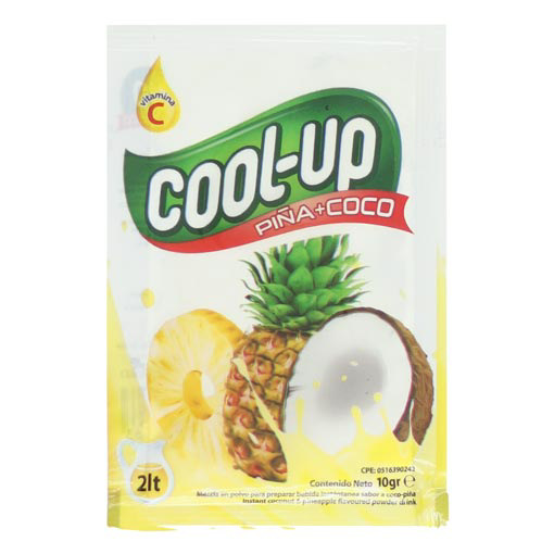 SuperMarket Sigo Costazul - Jugo De Piña Y Coco En Polvo Cool-Up 10 Gr.