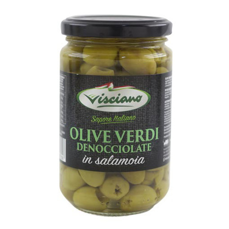 Imagen de Aceituna Verde Denocciolate Visciano 314 Gr.