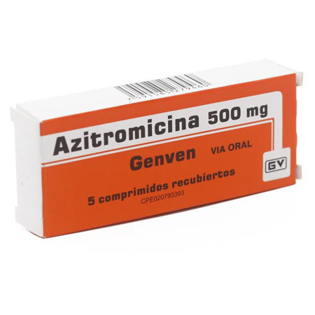 Imagen de Azitromicina Comp. 500Mg X5 Genven