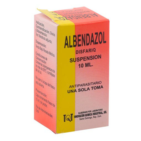 Imagen de Albendazol Suspension Oral 400Mg X10Ml Innovacion Quimica