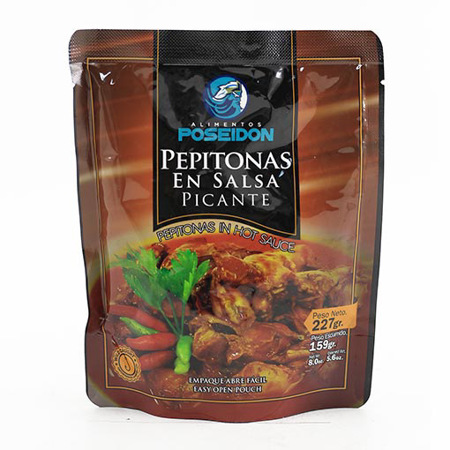 Imagen de Pepitona En Salsa Picante Poseidon 227 Gr.