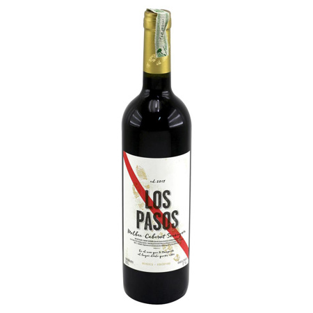 Imagen de Vino Malbec Cabernec Los Pasos 0,75 L.