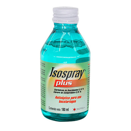 Imagen de Benzidamina Isospray Plus Sol. Antiséptica P/Uso Bucofaringeo X 180Ml