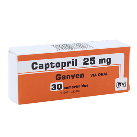 Imagen de Captopril Comp. 25Mg X30 Genven