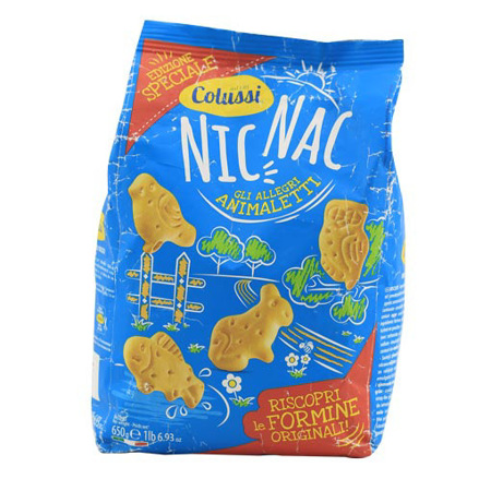 Imagen de Galletas De Animales Nic Nac Colussi 650 Gr.