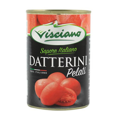 Imagen de Tomate Cherry Pelado Visciano 400 Gr.