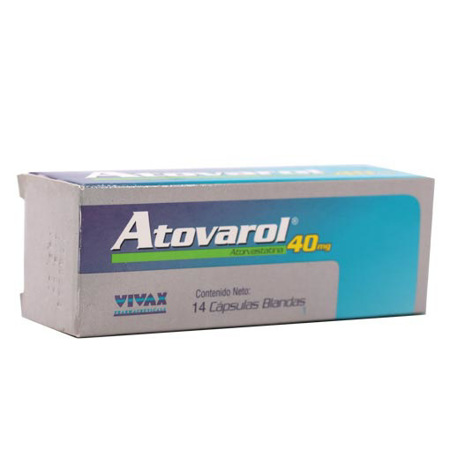 Imagen de Atorvastatina Atovarol Capsula 40Mg X14