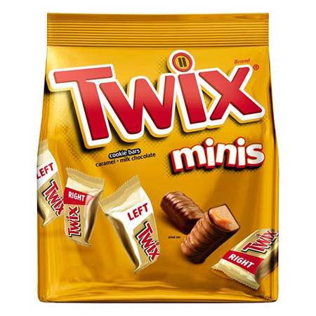 Imagen de Chocolate Twix Caramel Minis Sharing Size 275 Gr