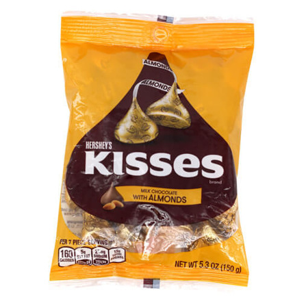 Imagen de Chocolate Con Almendra Kisses 150 Gr.
