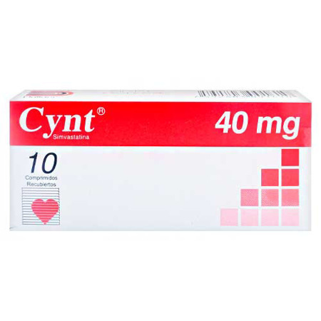 Imagen de Simvastatina Cynt Comp 40Mg X10