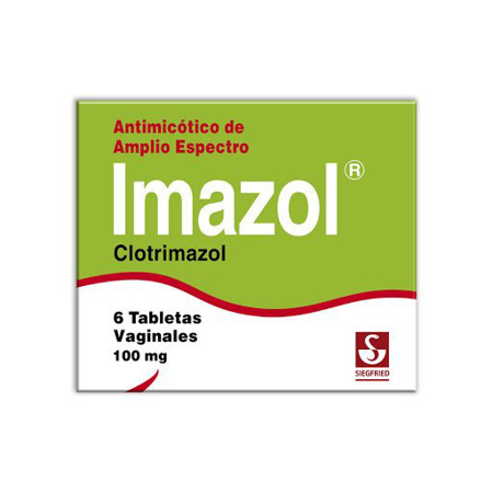 Imagen de Clotrimazol Imazol Tab Vag 100Mg X6Und