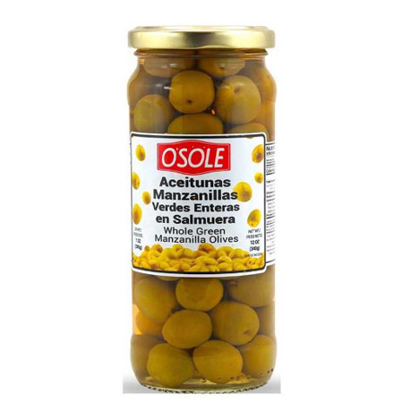 Imagen de Aceituna Manzanilla Osole 340 Gr.