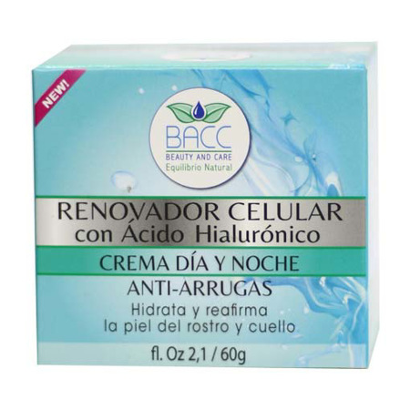 Imagen de Crema Facial Acido Hyaluronico Bacc 60 Gr.