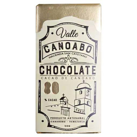 Imagen de Chocolate Artesanal 80% Canoabo 50 Gr.