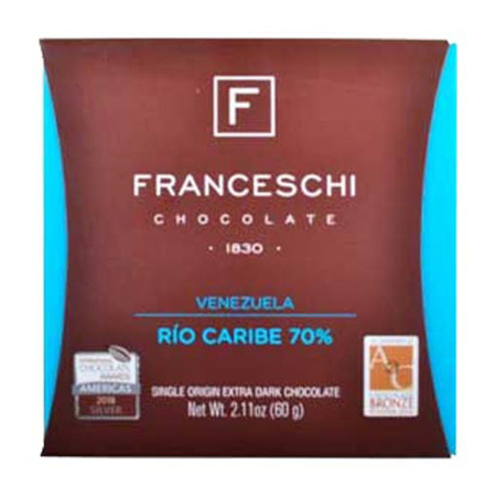 Imagen de Chocolate Rio Caribe 70% Franceschi 60 Gr.
