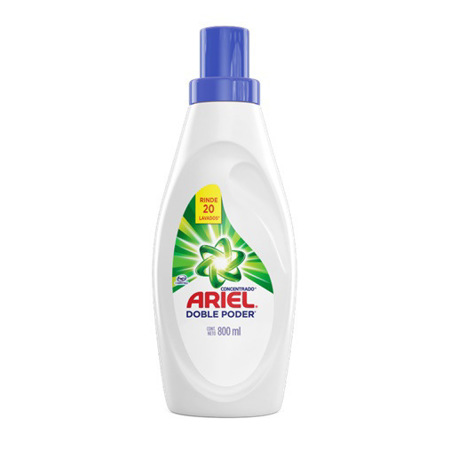 Imagen de Detergente Líquido Doble Poder Ariel 800 Ml.