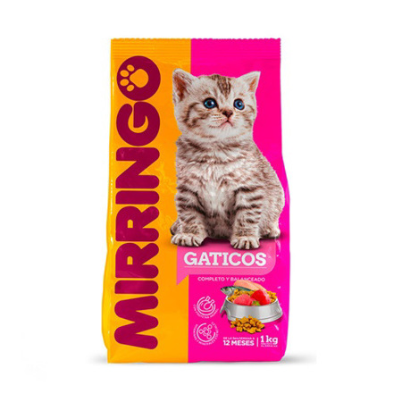 Imagen de Alimento Para Gatos Gaticos Miringo 1Kg.