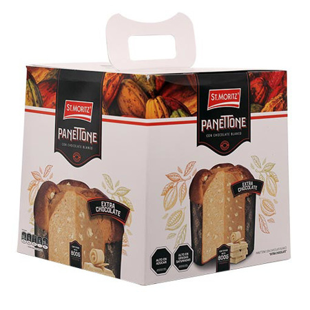 Imagen de Panettone De Chocolate Blanco St.Moritz 800Gr