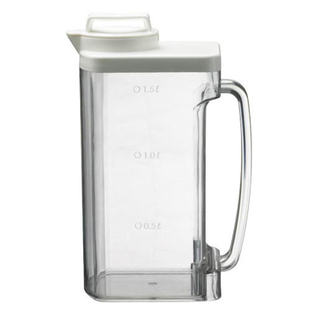 Imagen de Jarra Rectangular Acrílico Spiral 1.5L.