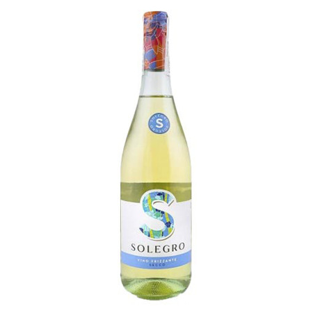 Imagen de Vino Blanco Frizzante Secco Solegro 0,75 L.