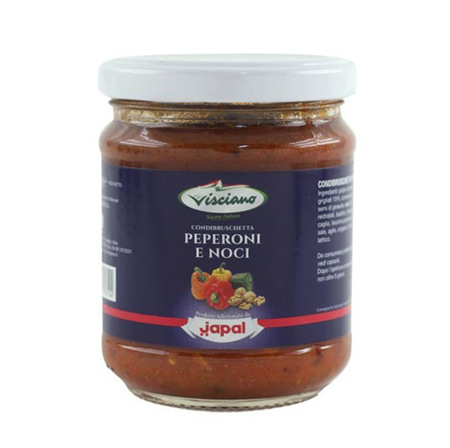 Imagen de Pesto De Pimentón Y Nueces Visciano 180Gr.