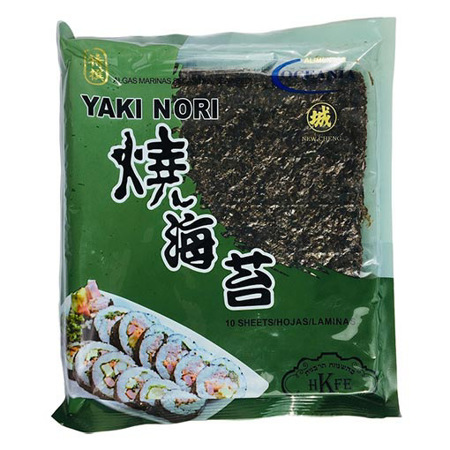 Imagen de Alga Marina Seca Yaki Nori 10 Unidades.