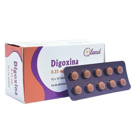 Imagen de Digoxina Tab. 0.25Mg x10 Pharma