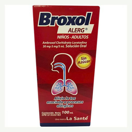 Imagen de Broxol Alerg 30/5Mg x 100 La Santec