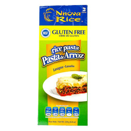 Imagen de Pasta Lasaña Nnova Rice Sin Gluten 250Gr