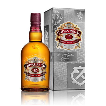 Imagen de Whisky 12 años Chivas Regal 0,75 L.