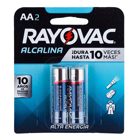 Imagen de Pila Alcalina AA Rayovan 2 Und