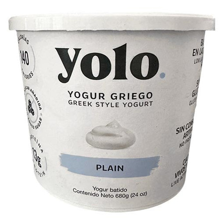 Imagen de Yogurt Firme Griego Plain Yolo 680Gr
