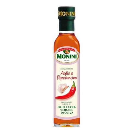 Imagen de Aceite De Oliva Monini Extra Virgen Con Ajo Y Chile 250Ml.