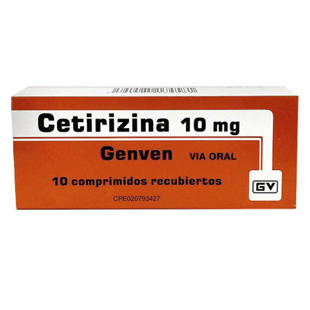 Imagen de Cetirizina Comp. 10Mg x10 Genven