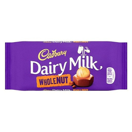 Imagen de Chocolate Barra Dairy Milk Wholenut Miniature 120Gr