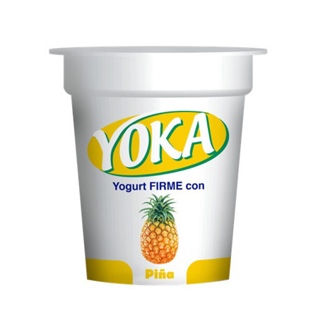 Imagen de Yogurt Firme Con Piña Yoka 150 Gr.