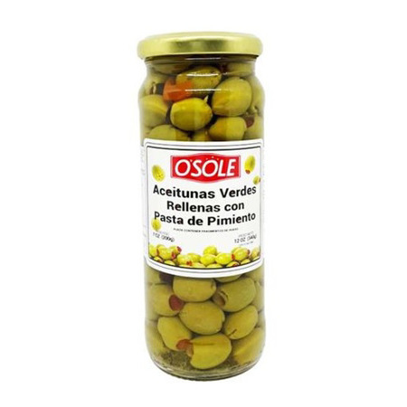 Imagen de Aceituna Verde Osole Rellena Con Pasta De Pimiento 340Gr