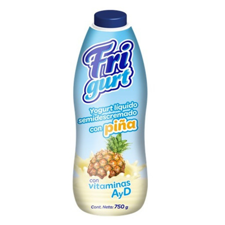 Imagen de Yogurt Semidescremado De Piña Parmalat 750 Gr.