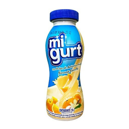 Imagen de Yogurt Liquido Migurt De Naranja Vainilla 250Ml