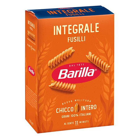 Imagen de Pasta Fusilli Barilla Integral 500 Gr