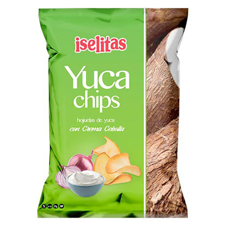 Imagen de Yuca Chips Iselitas Con Crema De Cebolla 70 Gr