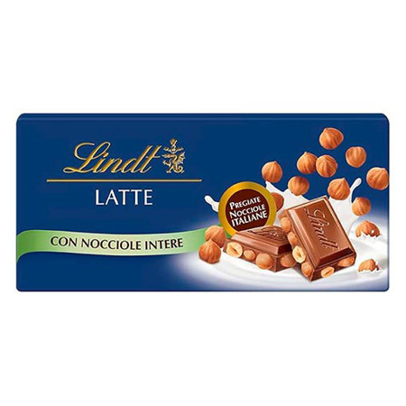 Imagen de Chocolate Barra Lindt Con Avellana Entera 100 Gr