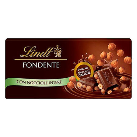 Imagen de Chocolate Barra Lindt Fondente Con Avellana 100 Gr