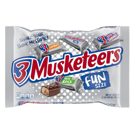 Imagen de Chocolate  3 Musketeers Fun Size 307 Gr